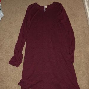 Women’s burgundy Alya Dress